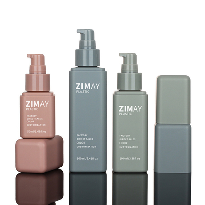 50ml all'ingrosso 100ml 150ml ha glassato le bottiglie quadrate dello spruzzo della crema dell'olio della cuticola dei capelli della lozione di rettangolo