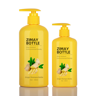 Bottiglia biodegradabile per imballaggio di shampoo cosmetico giallo personalizzato al miglior prezzo
