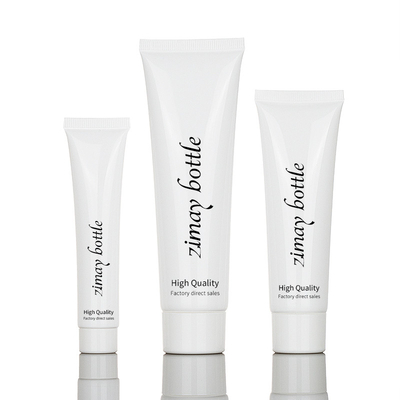 tubi d'imballaggio glassati vuoti di compressione dell'ANIMALE DOMESTICO di 50ml 100ml 200ml della crema per le mani della lozione della prova cosmetica di plastica della pulitrice