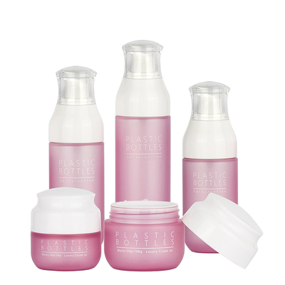 Gli insiemi d'imballaggio cosmetici amichevoli di Eco, ODM hanno riciclato i contenitori cosmetici di plastica