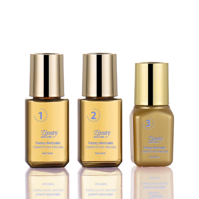 la bottiglia vuota di viaggio 15ml ha messo l'OEM di colore dell'oro disponibile per cura di pelle