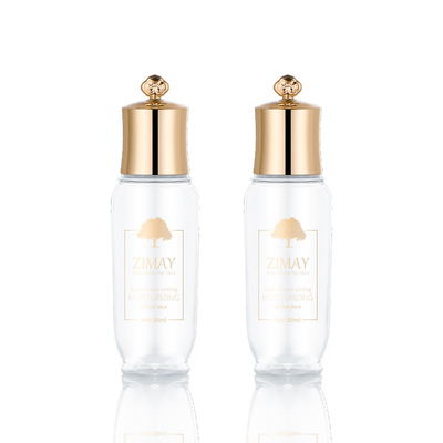 La bottiglia vuota glassata di viaggio dell'oro ha fissato la capacità 30ml per toner