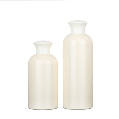 Bottiglia di plastica rotonda trasparente di plastica cosmetica della bottiglia di toner 300ml 350ml