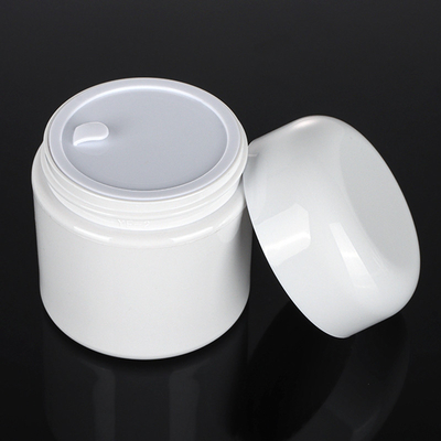 Il barattolo bianco su ordinazione della polvere della crema di fronte del bambino del bambino ha messo il barattolo sveglio della crema di fronte 50 grammi
