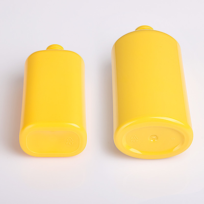 Bottiglia biodegradabile per imballaggio di shampoo cosmetico giallo personalizzato al miglior prezzo