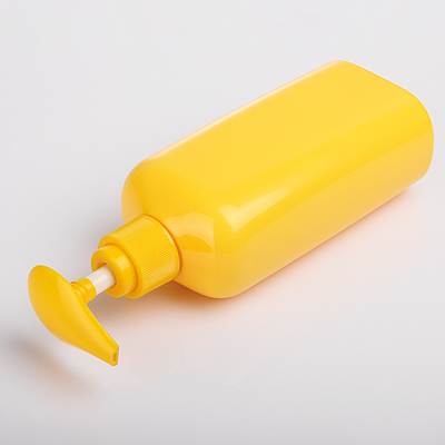 Bottiglia biodegradabile per imballaggio di shampoo cosmetico giallo personalizzato al miglior prezzo