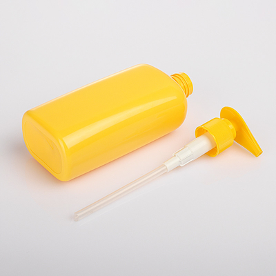 Bottiglia biodegradabile per imballaggio di shampoo cosmetico giallo personalizzato al miglior prezzo