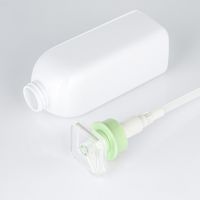 Bottiglia di plastica del gel della doccia della lozione del lavaggio del corpo di 300ml 500ml 700ml di verde di estensione su ordinazione riutilizzabile dei capelli
