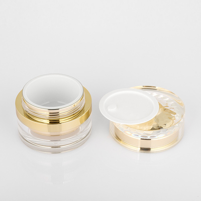 insieme crema di lusso cosmetico dello skincare dei contenitori della bottiglia 50g della lozione di trucco acrilico di plastica di bellezza di 30ml 50ml 100ml 120ml