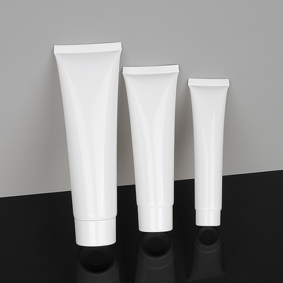 tubi d'imballaggio glassati vuoti di compressione dell'ANIMALE DOMESTICO di 50ml 100ml 200ml della crema per le mani della lozione della prova cosmetica di plastica della pulitrice