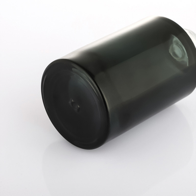 Flacone per siero cosmetico personalizzato Flacone contagocce a spalla piatta smerigliato oro nero