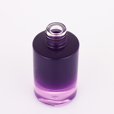 Bottiglia vuota bianca porpora del contagoccia del contenitore del siero della pompa 30ml del nuovo ombre di progettazione piccolo