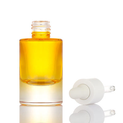 Flaconi contagocce in plastica quadrati di olio essenziale fantasia da 30 ml di alta qualità per cosmetici