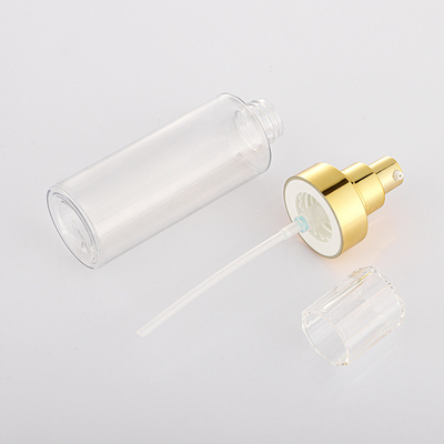 Flacone per pompa per lozione in plastica trasparente per profumo cosmetico di alta qualità 100 ml 120 ml 150 ml