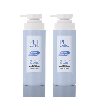Etichetta privata personalizzata per flacone per lozione cosmetica da 500 ml Plastica PET White Jelly Matte