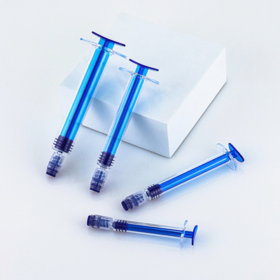 Blue Empty Eye Cream Cosmetic Packaging Tube Siringa Skin Care Injection Tube Style