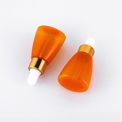 Flacone contagocce in plastica per siero di olio essenziale arancione, serigrafia da 10 ml