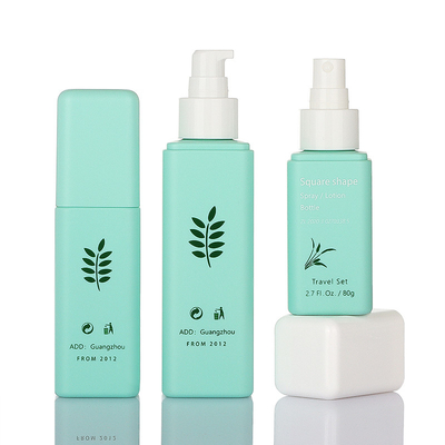 L'elegante confezione cosmetica verde imposta 50 g 80 g 100 ml 160 ml Stile semplice