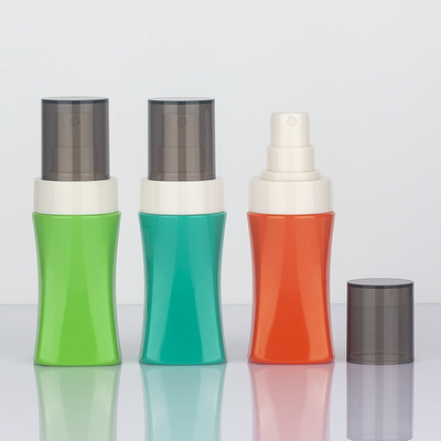 Flacone spray retrattile in plastica vuoto da 80 ml con nebulizzatore fine