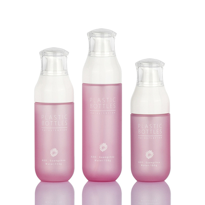 Set di confezioni cosmetiche per la cura della pelle rosa di lusso Set di flaconi per lozioni per creme per il viso da 138 ml
