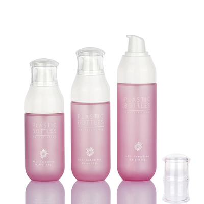 Set di confezioni cosmetiche per la cura della pelle rosa di lusso Set di flaconi per lozioni per creme per il viso da 138 ml