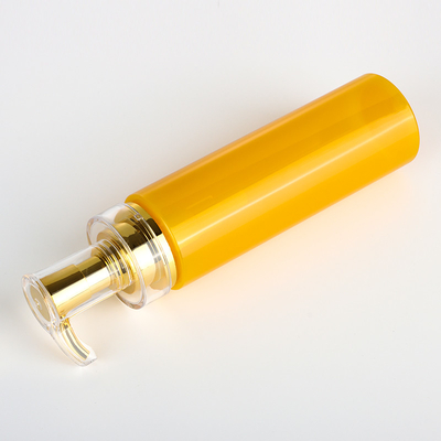Contenitore per gel doccia shampoo per bottiglie di lozione per il corpo in plastica personalizzato con pompa d'oro da 350 ml