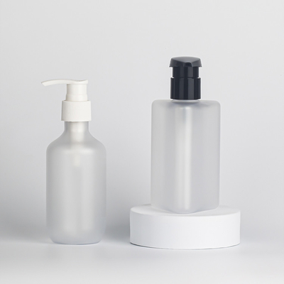 Flacone per lozione cosmetica HDPE bianco opaco in plastica 30 ml 60 ml 100 ml Confezione per la cura della pelle
