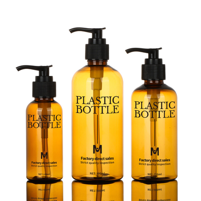 Bottiglia di plastica vuota dello sciampo della bottiglia 100ml 200ml del gel della doccia del lavaggio del corpo con la pompa