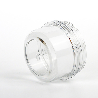 la crema facciale del burro del corpo del coperchio dell'oro di 100ml 120ml 200ml sfrega il contenitore che la mini crema cosmetica nera di lusso vuota stona 50 ml