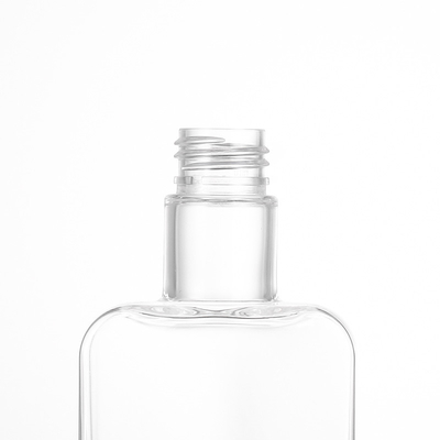 bottiglia PETG trasparente Recycable materiale del cappuccio del disco 300ml con il coperchio dell'oro