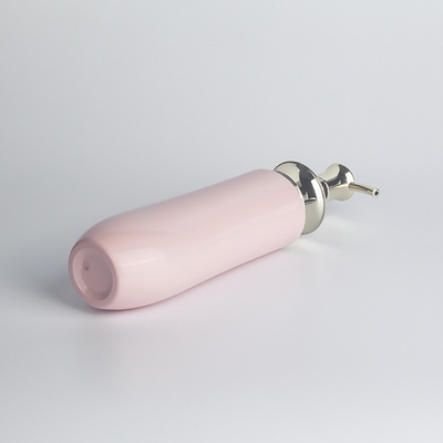 L'unità bianca di rosa dell'ANIMALE DOMESTICO di lusso di 300ml 500ml 700ml popolare personalizza la bottiglia di Logo Gold Pump Plastic Shampoo
