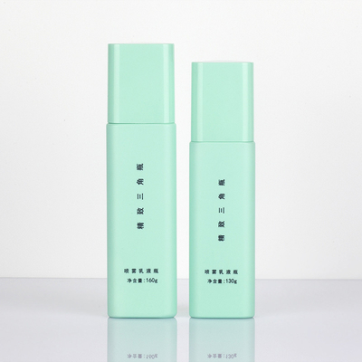 Bottiglia cosmetica triangolare unica Matte Green Frosted Surface dello spruzzo 50 ml