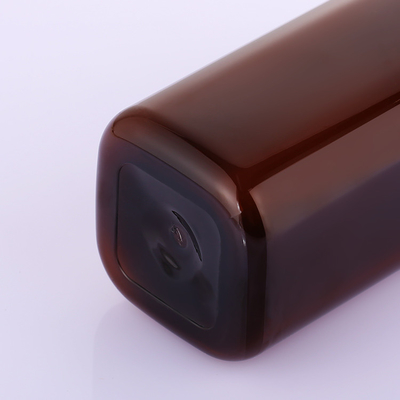 Cima operata unica cosmetica dell'oro della bottiglia dello sciampo di 200ml 300ml 350ml 400ml 1000ml Boston della lozione ambrata di lusso del corpo