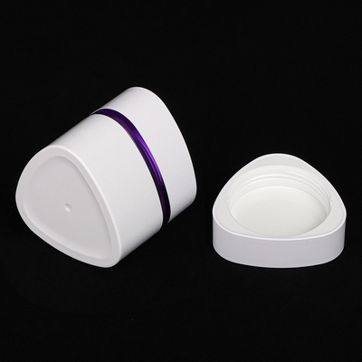 L'imballaggio cosmetico di timbratura caldo mette Violet Serum triangolare