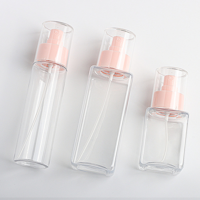 Lo spruzzo di plastica 100ml dell'ANIMALE DOMESTICO imbottiglia la stampa fine dello schermo della foschia con la bocca di 24mm