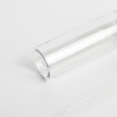 chiara bottiglia di plastica vuota dello spruzzo 100ml, bottiglia cilindrica dello spruzzo per i cosmetici