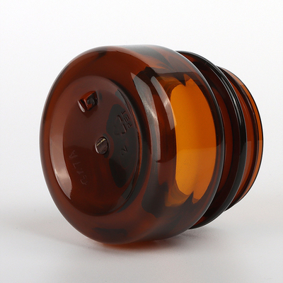 Insiemi d'imballaggio cosmetici del ODM, 60ml 90ml 130ml Amber Plastic Cosmetic Jars