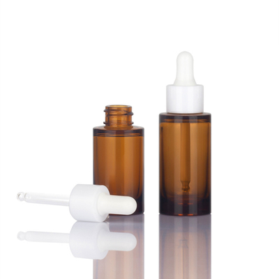 Superficie di timbratura calda del contagoccia dell'olio di capacità cosmetica della bottiglia 1oz