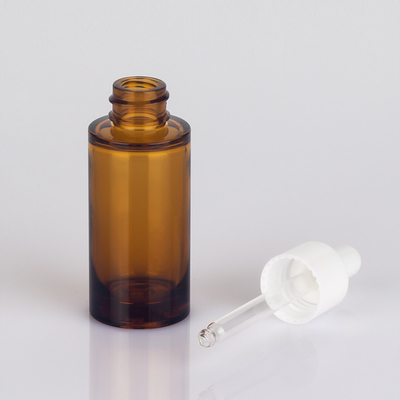 Superficie di timbratura calda del contagoccia dell'olio di capacità cosmetica della bottiglia 1oz