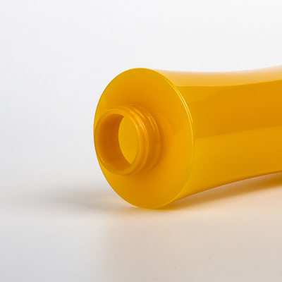 Bottiglie d'imballaggio cosmetiche vuote della lozione dello sciampo del corpo dell'oro di abitudine bianca di plastica di lusso su ordinazione del burro 350ml