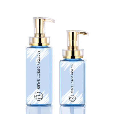 Bottiglia cosmetica di timbratura calda della lozione con il ODM di larghezza della pompa 61mm disponibile