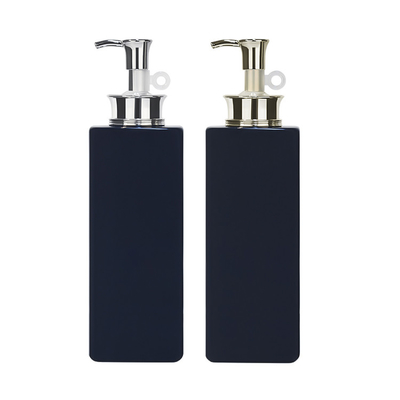 Bottiglie vuote della lozione della pompa del ODM, bottiglia della lozione del nero 580ML con la pompa