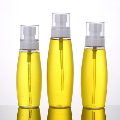 Capacità cosmetica glassata di PlasticPlastic 100ml della bottiglia dello spruzzo riutilizzabile