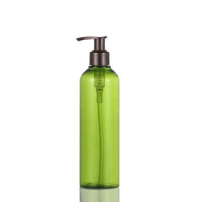 bottiglia cosmetica della lozione del giro, bottiglie vuote verdi 300ML della lozione del corpo di 54mm