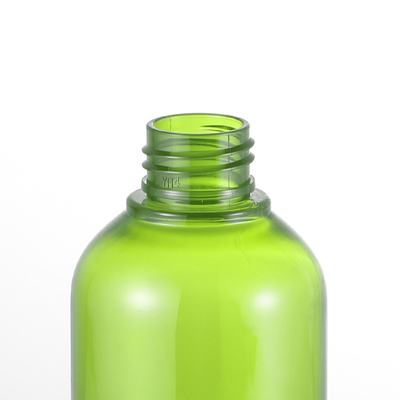 bottiglia cosmetica della lozione del giro, bottiglie vuote verdi 300ML della lozione del corpo di 54mm