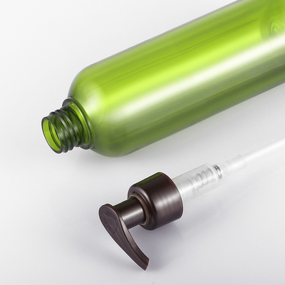 bottiglia cosmetica della lozione del giro, bottiglie vuote verdi 300ML della lozione del corpo di 54mm