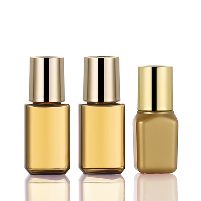 la bottiglia vuota di viaggio 15ml ha messo l'OEM di colore dell'oro disponibile per cura di pelle