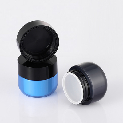 Riutilizzabile riutilizzabile d'imballaggio crema nero del barattolo per le lozioni e screma 4 Oz