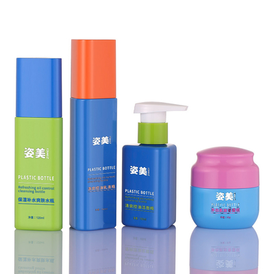Insiemi d'imballaggio cosmetici del coperchio a vite, contenitori cosmetici di plastica di 150ml 200ml