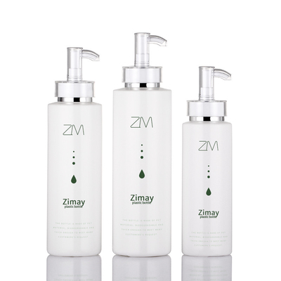 la lozione di plastica vuota di 4 Oz imbottiglia il materiale dell'HDPE con la pompa di 58mm